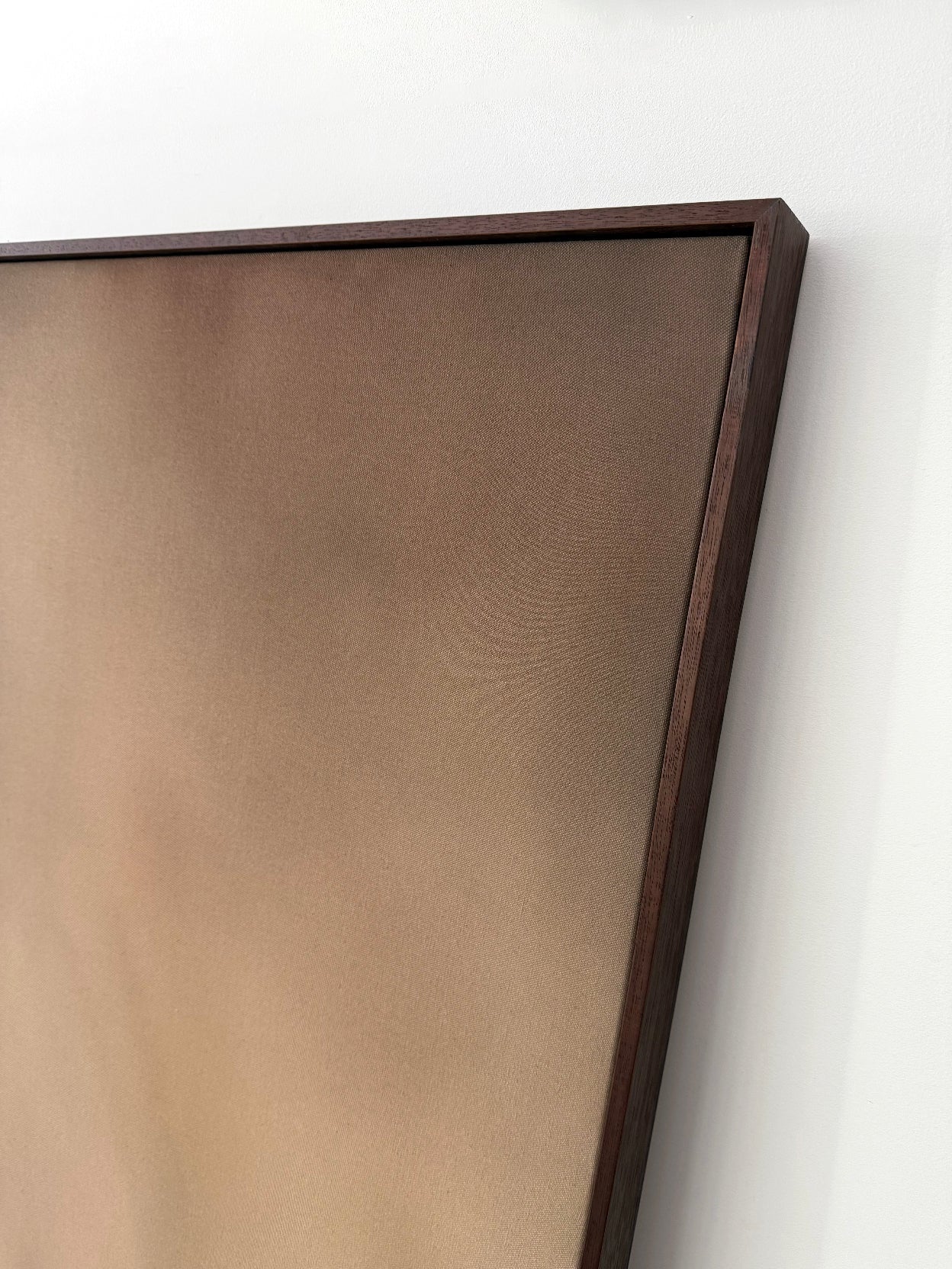 'Above and Beyond' artwork close-up raw canvas details and frame