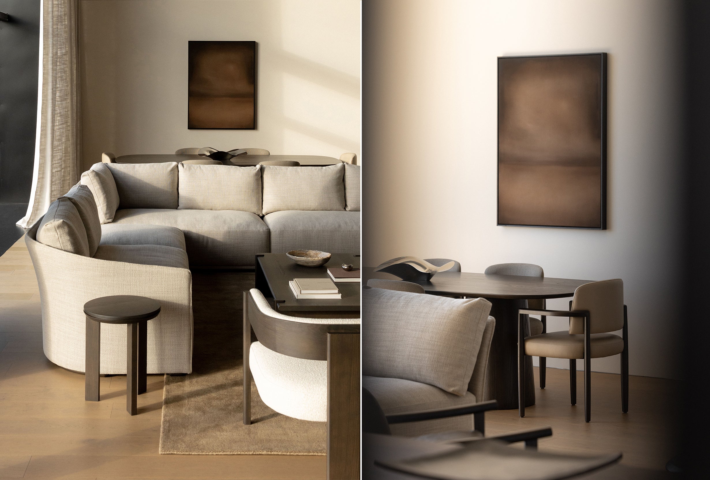 Original artwork in the Woodwrights showroom