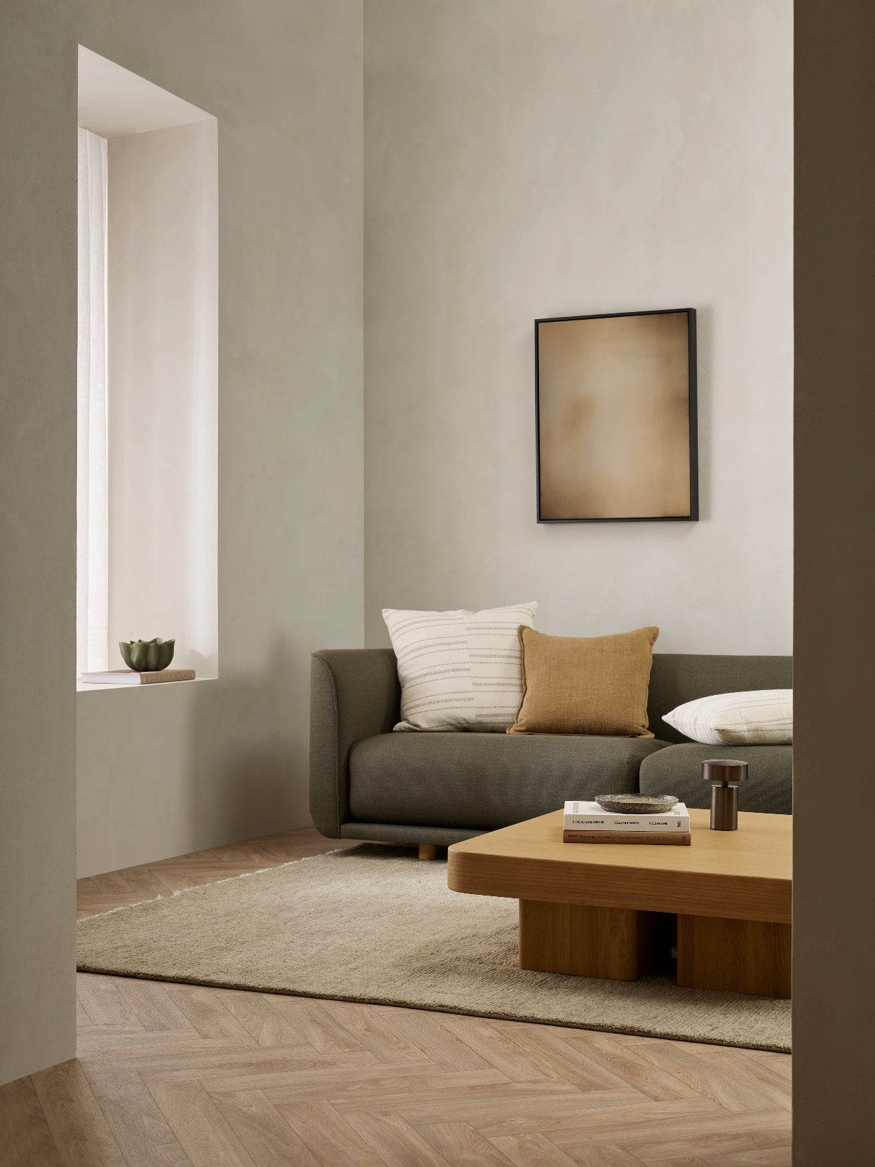 'Cashmere Sweater' artwork in the Baya Living Summer 2025/26 catalogue