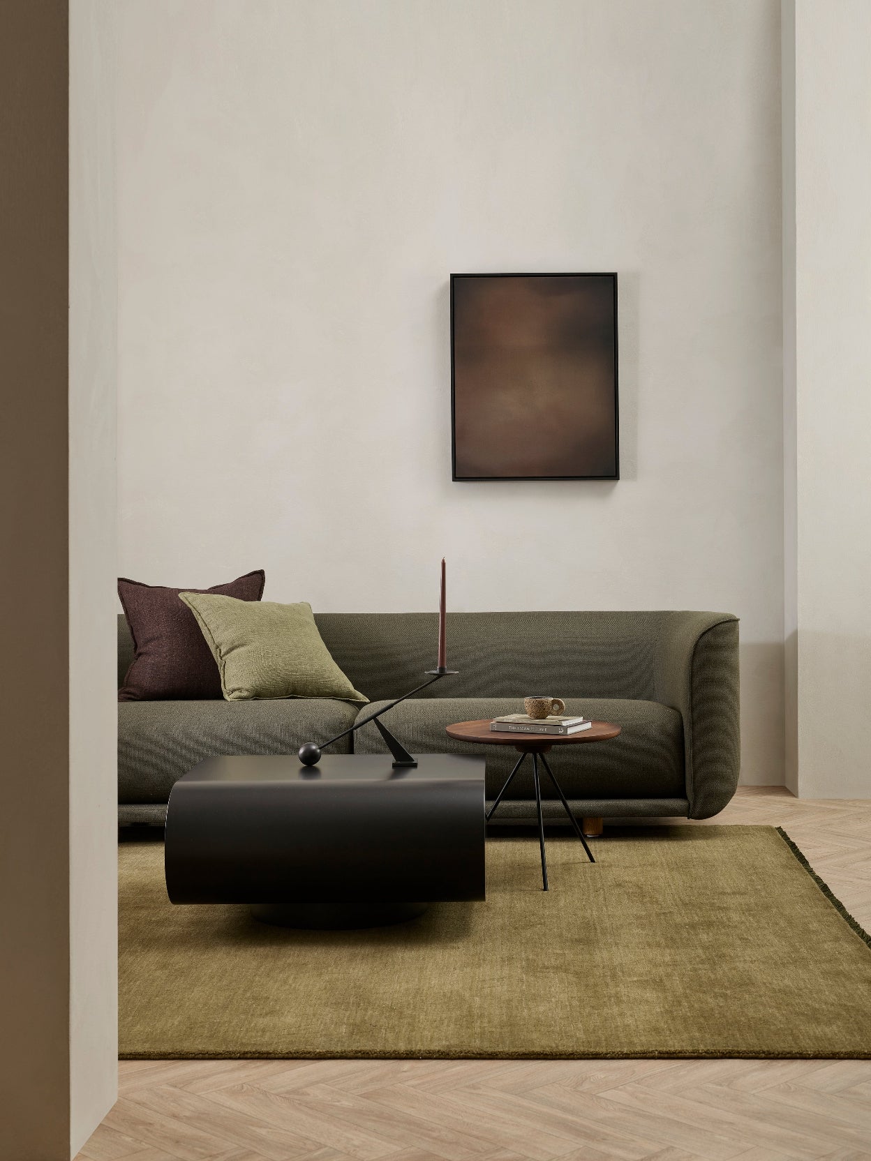 'Rum and Raisin' artwork in the Baya Living Summer 2025/26 catalogue