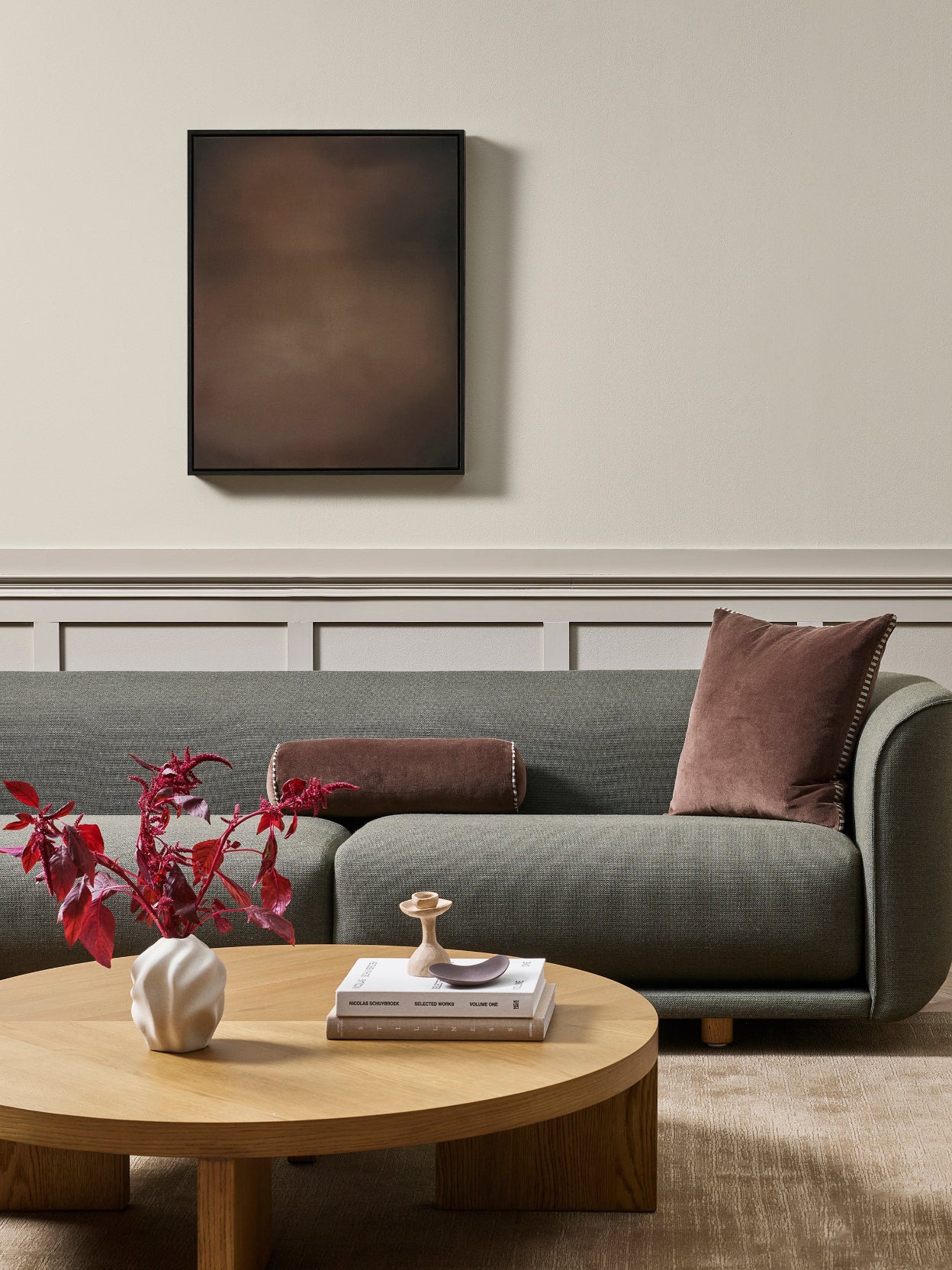 'Rum and Raisin' artwork in the Baya Living Summer 2025/26 catalogue