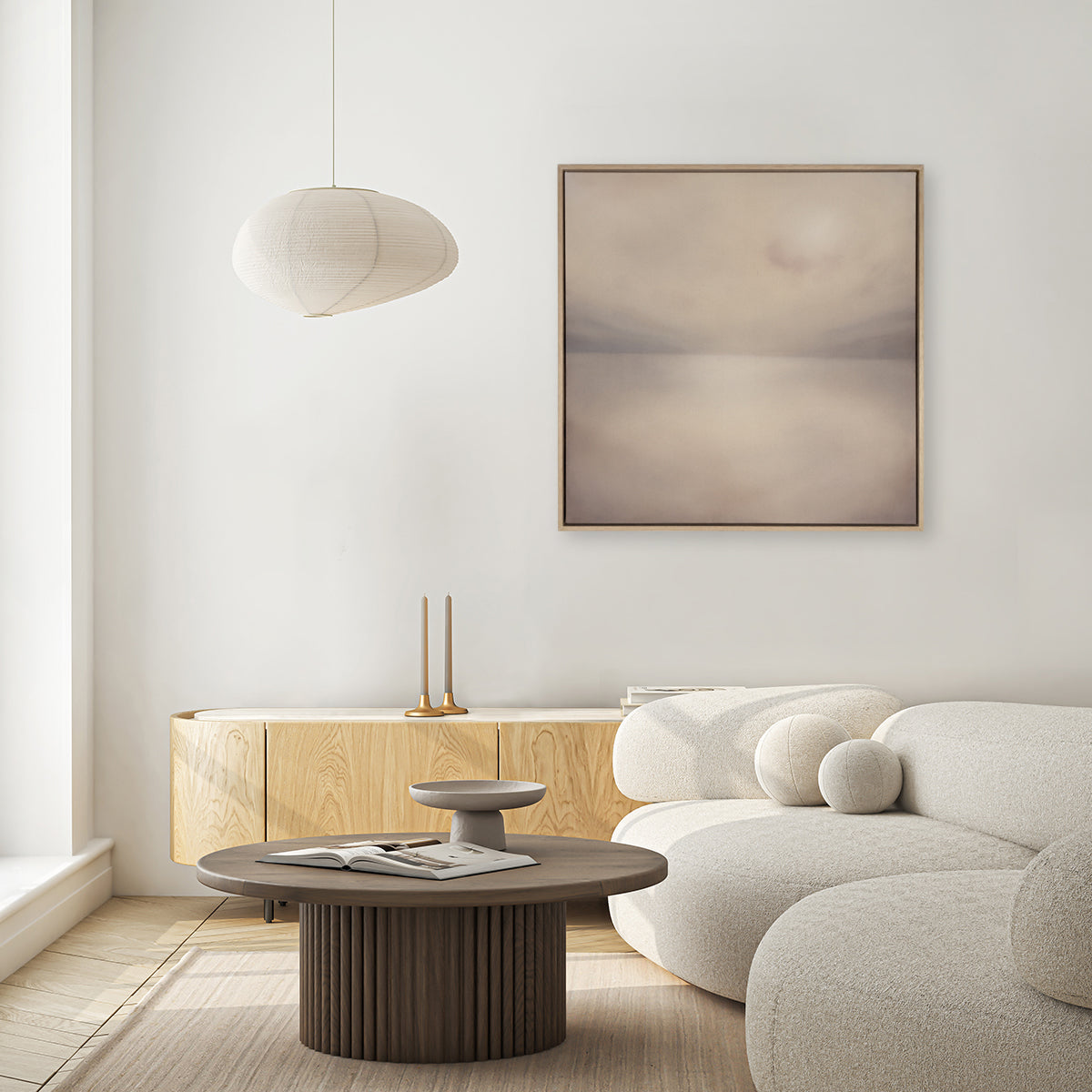 'A Breath of Fresh Air' artwork in a modern home setting