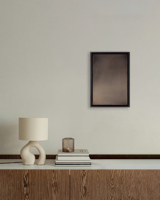 'Dark Horse' mini artwork in modern home setting