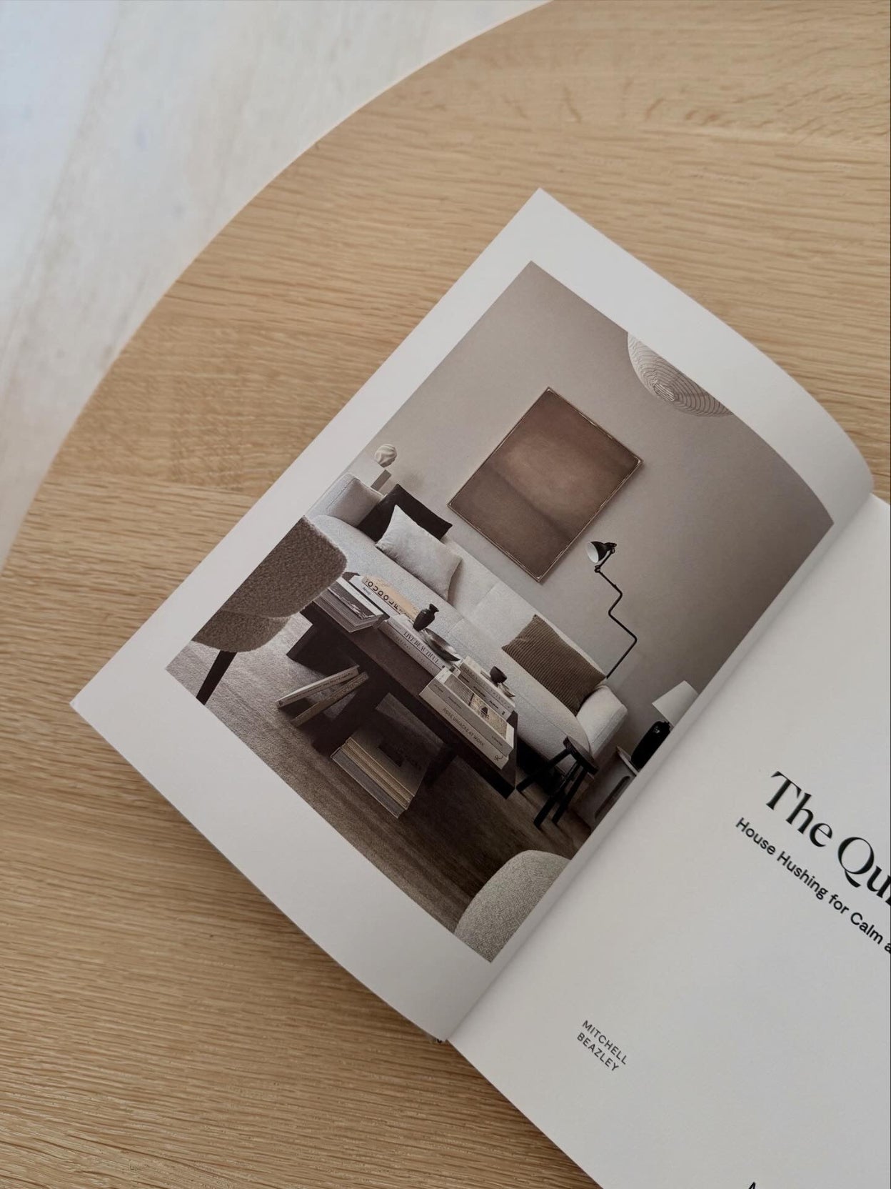 Michelle Wilkin's artwork in the book 'The Quiet Home' by Michelle Halford